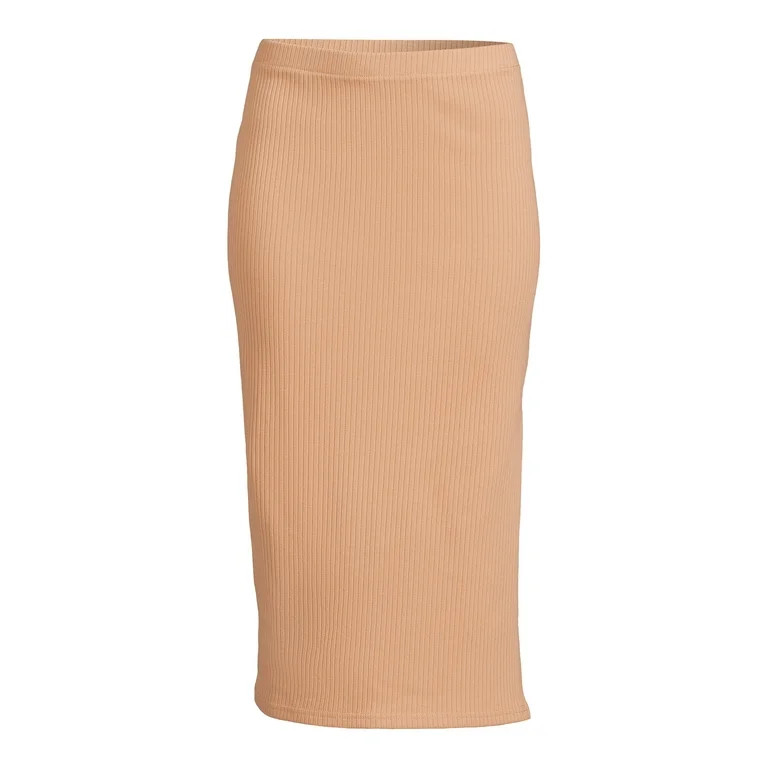 Time and Tru Knit Midi Skirt | Walmart (US)