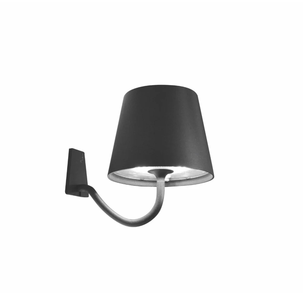 Zafferano Poldina Cordless Wall Lamp Dark Grey | Sabavi Home