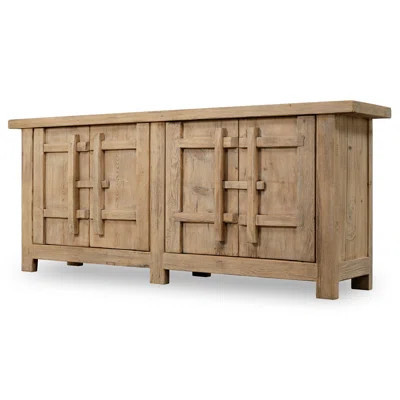 Amalfi Patrician 90.6" Wide Pine Solid Wood Sideboard | Perigold