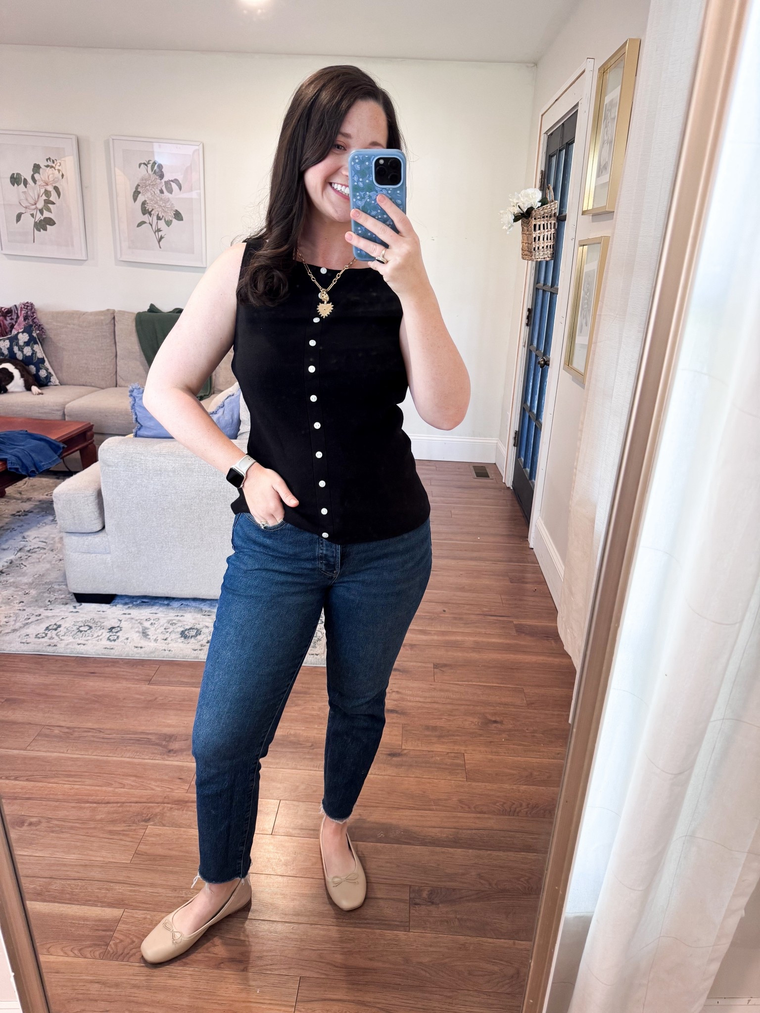 Spring outfits. Sweater tank 