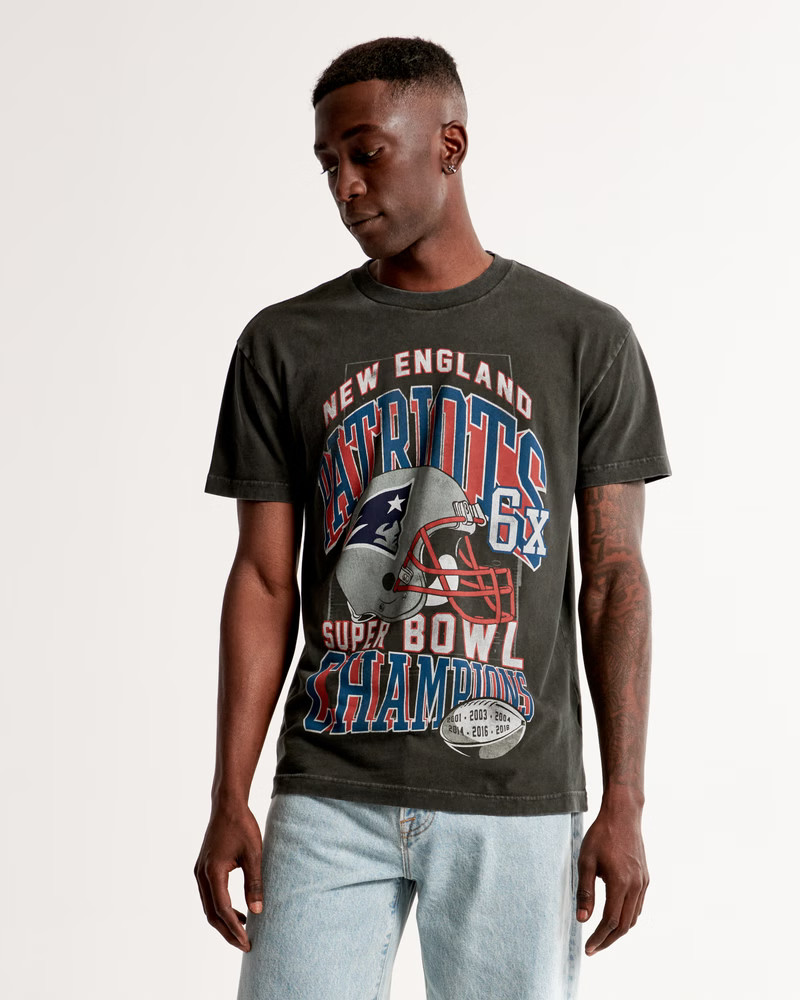 New England Patriots Graphic Tee | Abercrombie & Fitch (US)
