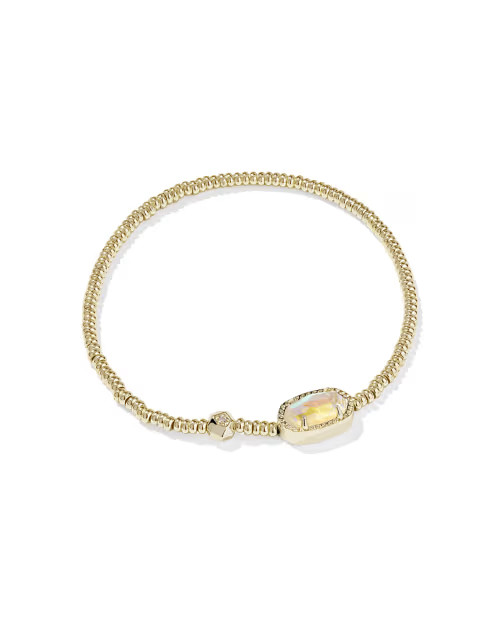 Grayson Gold Stretch Bracelet in Dichroic Glass | Kendra Scott