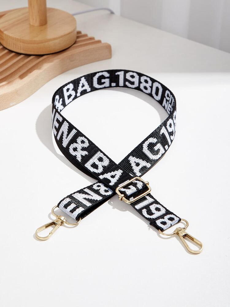 Letter Graphic Bag Strap | SHEIN