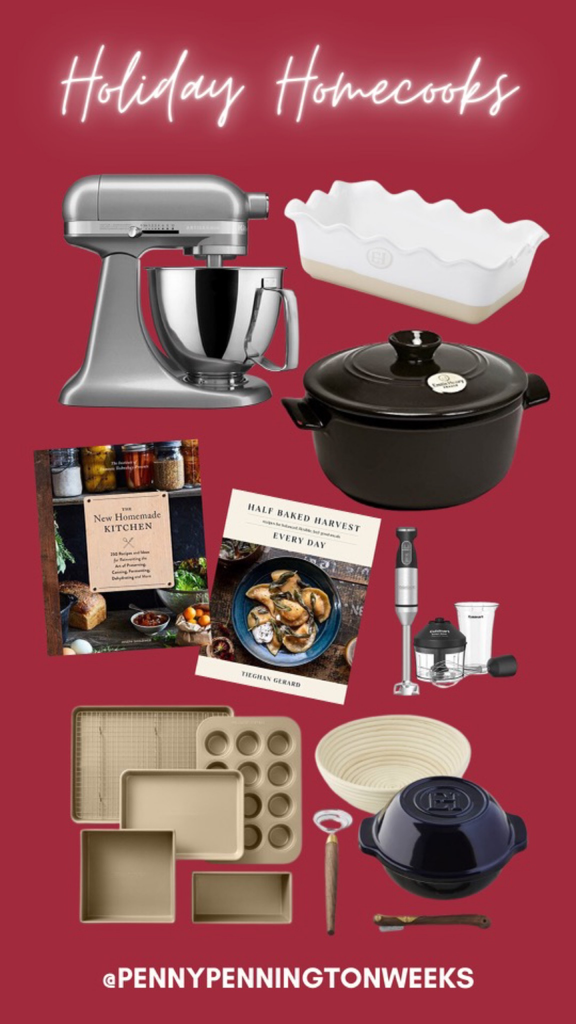 Do you have a home cook in your holiday gift list? We’re sharing some of our faves that we use regularly in our kitchen. Our favorite bakeware, mixer, cookbooks and more.

#LTKHoliday #LTKhome #LTKSeasonal