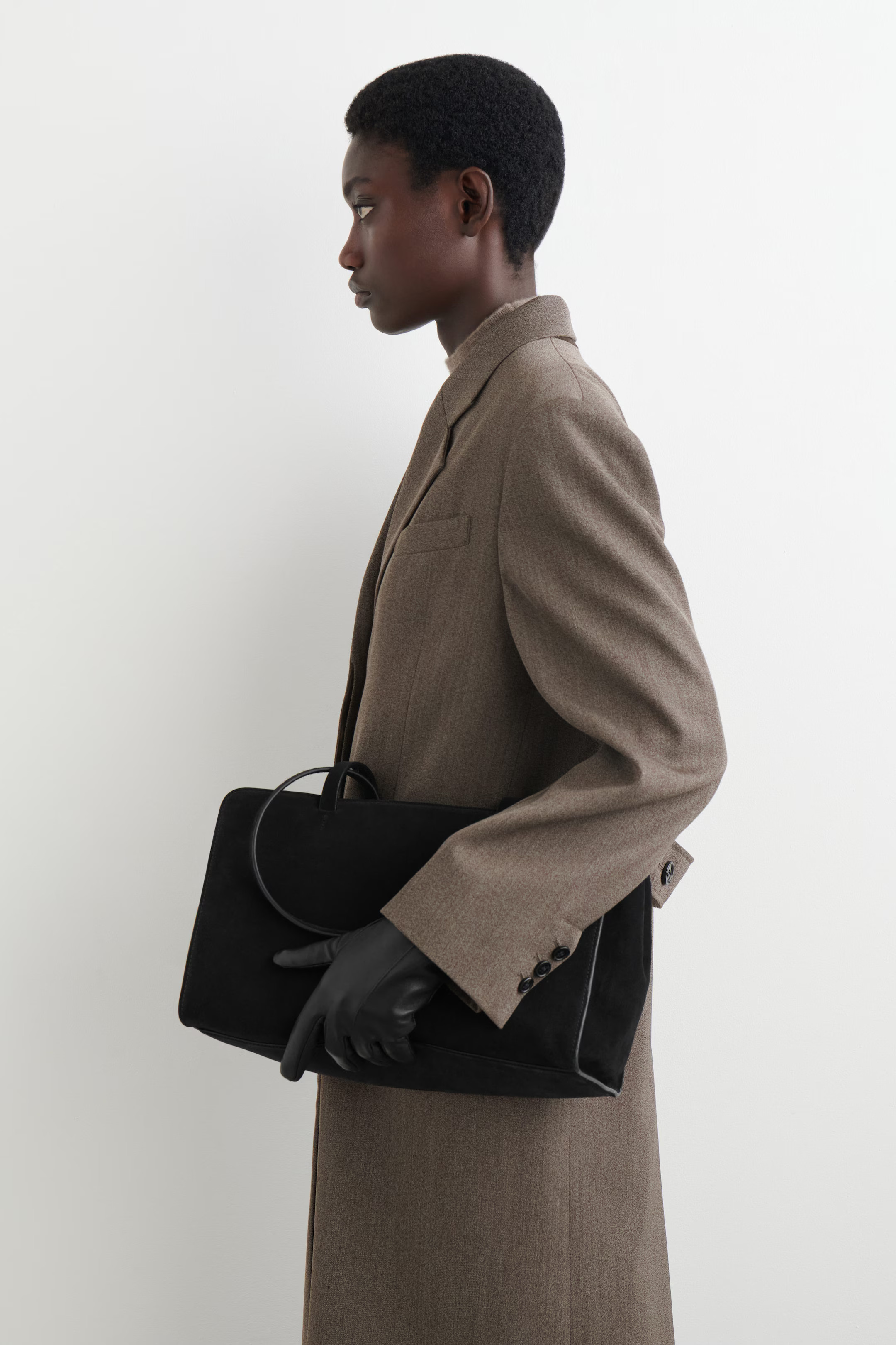 CASHMERE-LINED LEATHER GLOVES - BLACK | COS NZ | COS (EU)