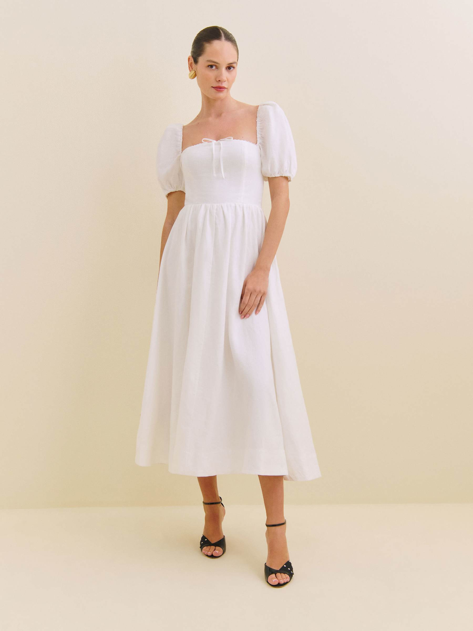 Marella Linen Dress | Reformation (Global)