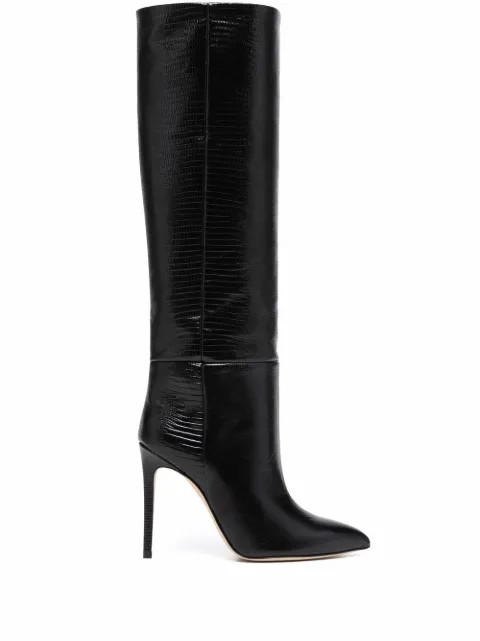 lizard-effect boots | Farfetch (US)