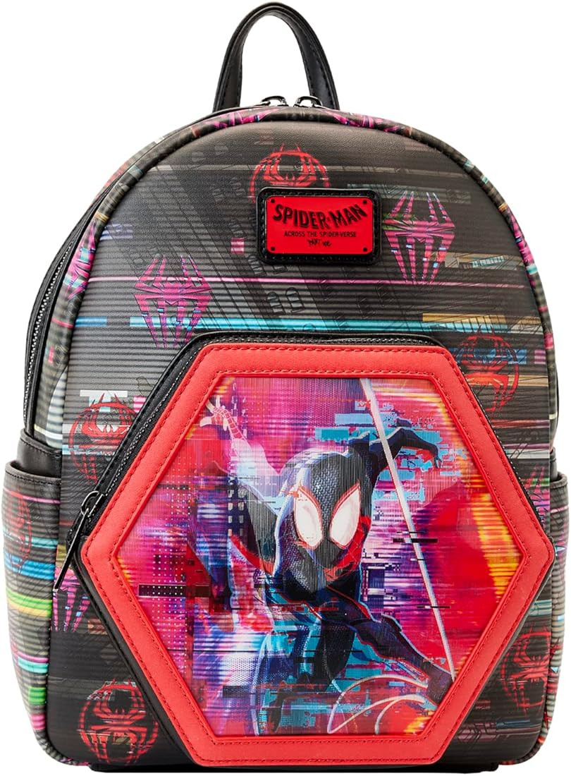 Loungefly Marvel Across the Spider-Verse Lenticular Double Strap Shoulder Bag | Amazon (US)
