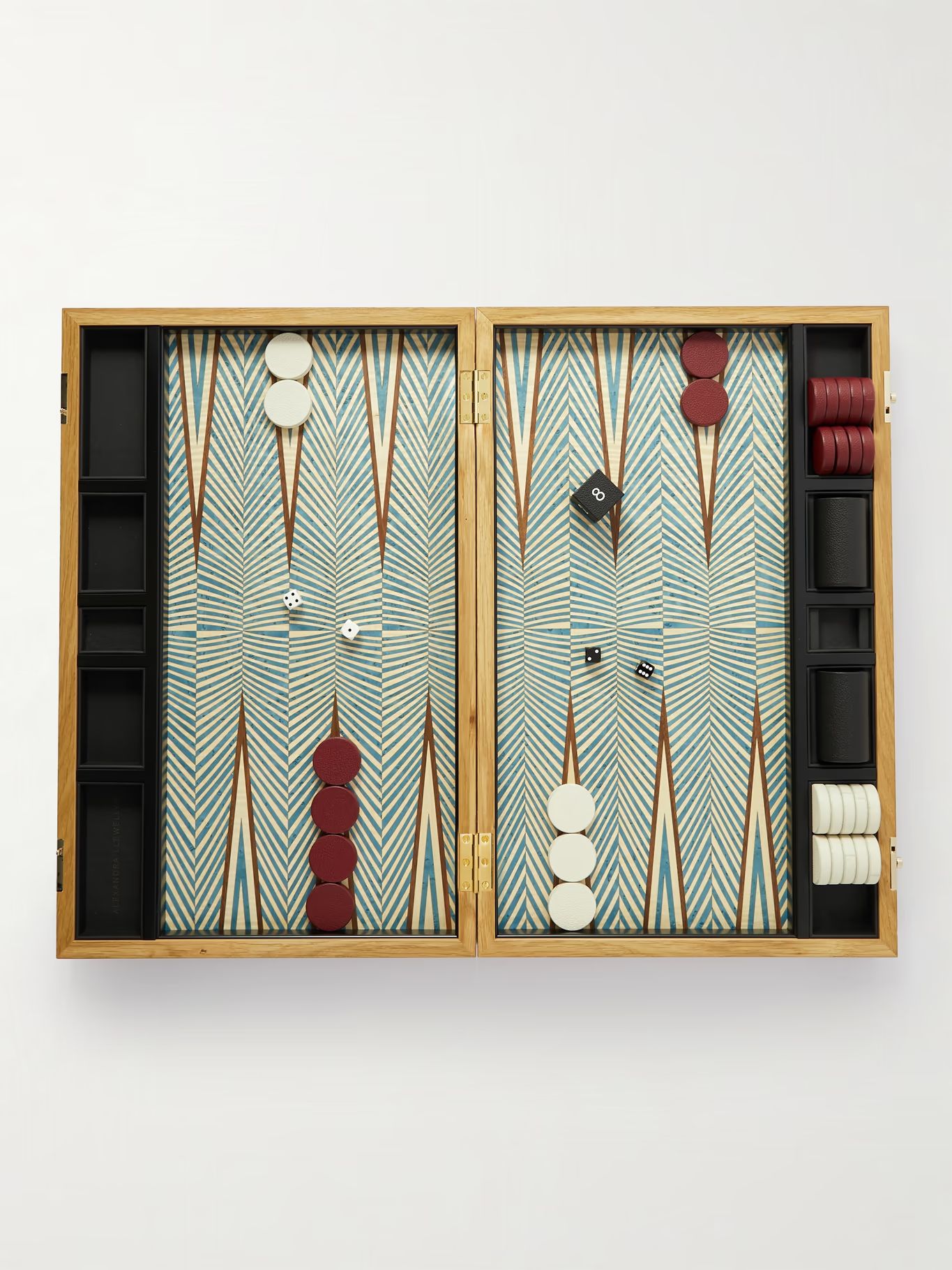 Geometric Wood and Leather Backgammon Set | Mr Porter (US & CA)