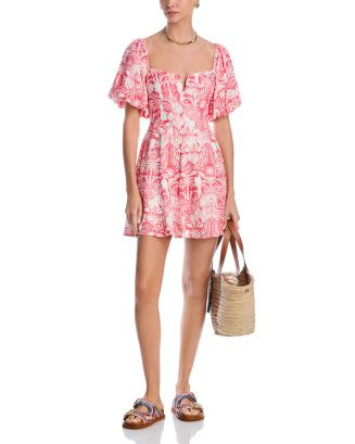 Printed Puff Sleeve Dress | Bloomingdale's (US)