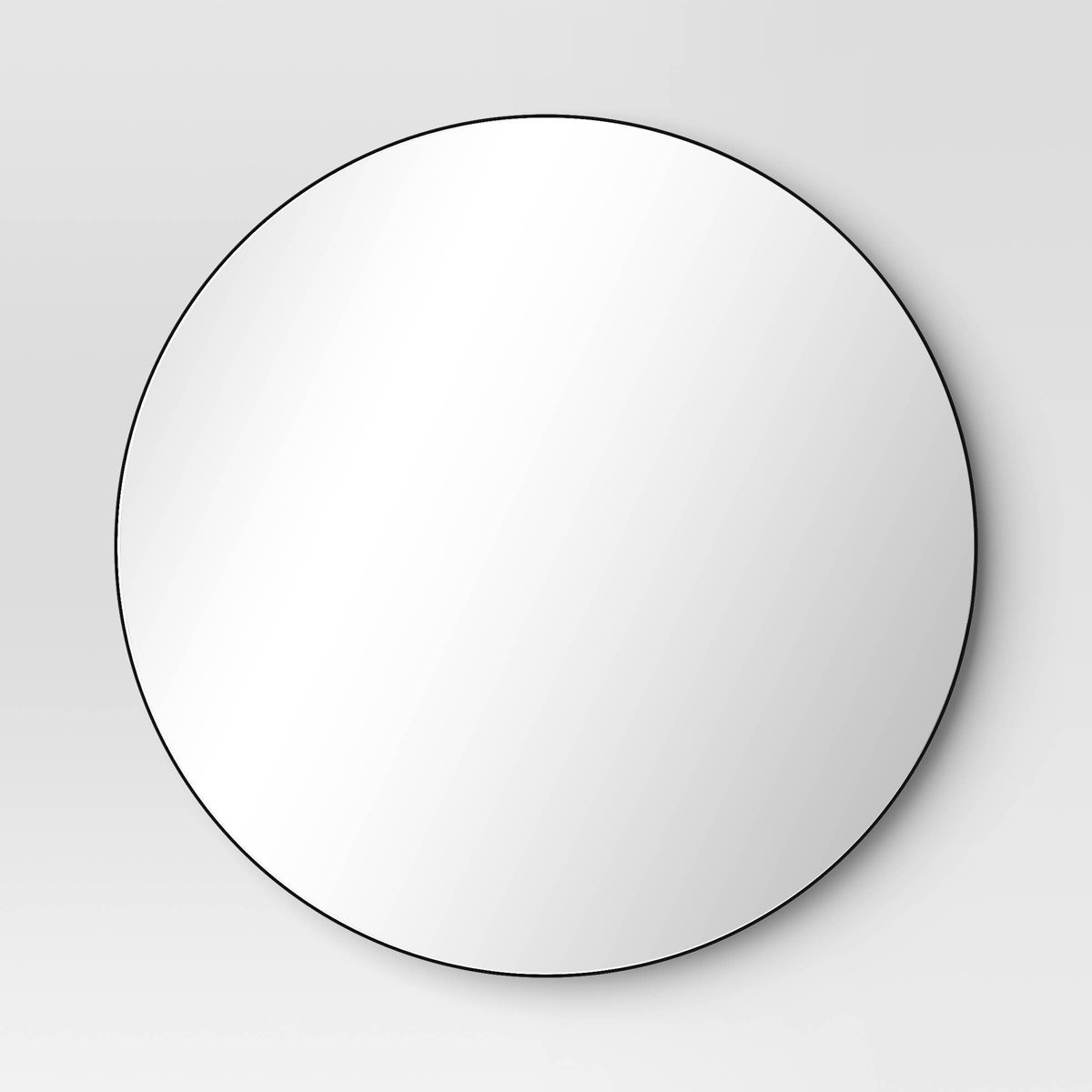 28" Round Infinity Circle Mirror Black - Threshold™ | Target