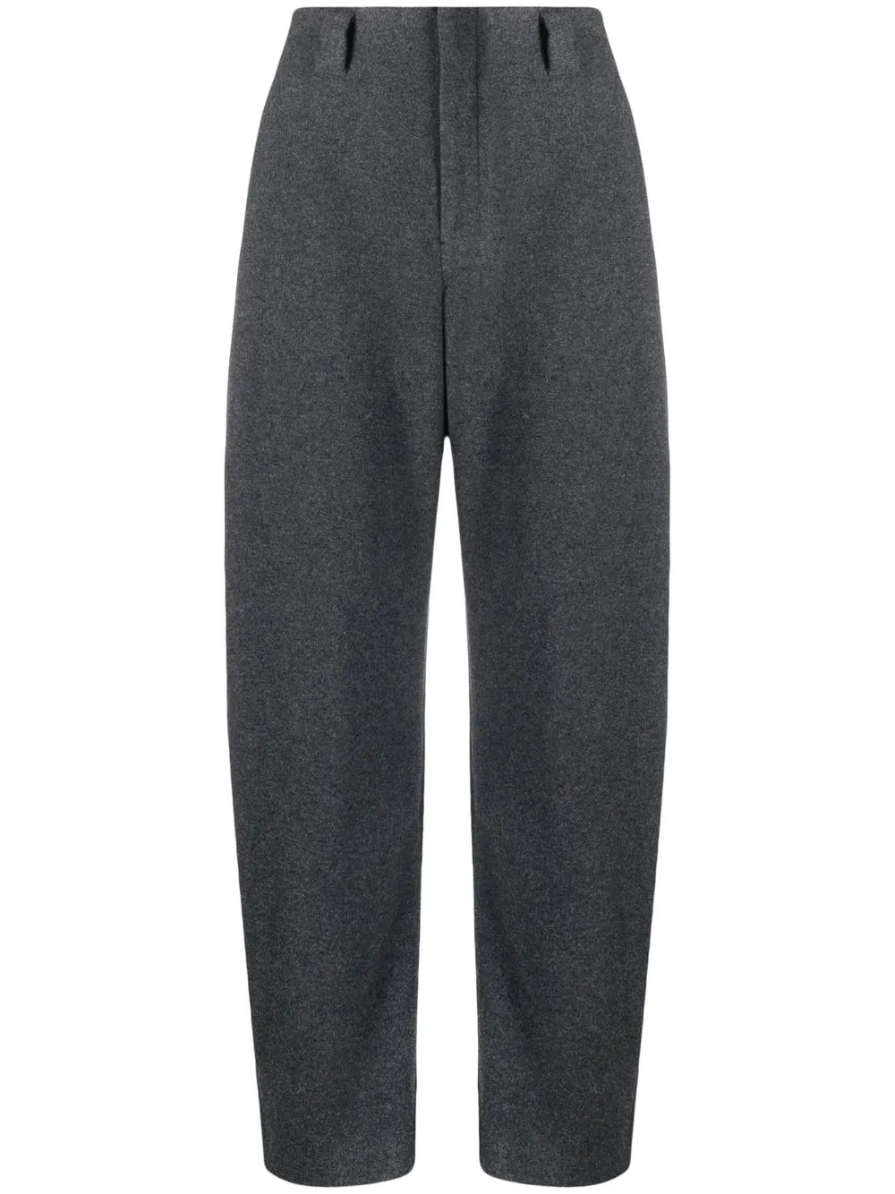 high-waisted wool trousers | Farfetch Global