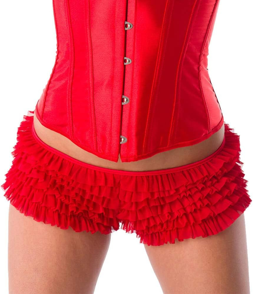 Velvet Kitten by Lingerie Diva Sexy Boy Short Panties for Women with Ruffles and Bow | Amazon (US)