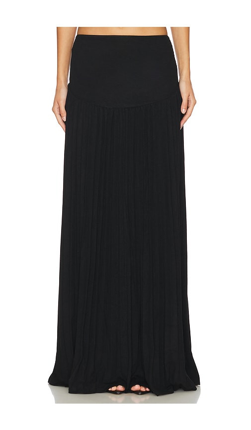 LIONESS Field Of Dreams Maxi Skirt in Black. - size XXL | Revolve Clothing (Global)