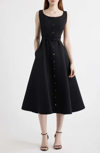 Belted Fit & Flare Dress | Nordstrom