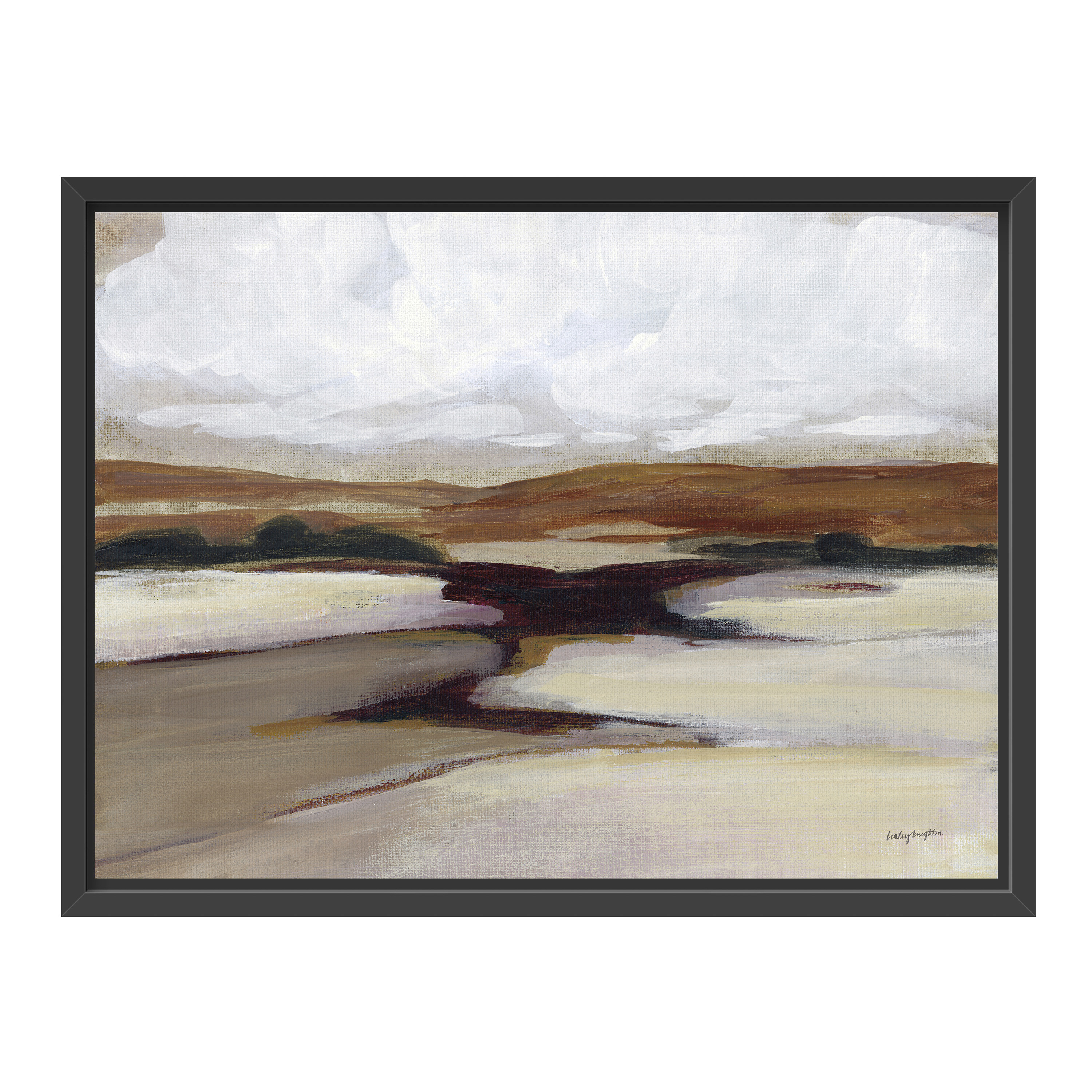 Cranberry Flats by Haley Knighten Framed Canvas Wall Art | World Market