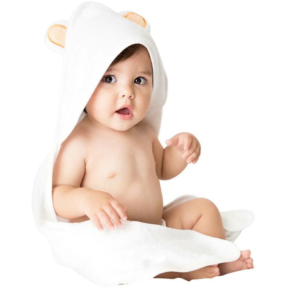 Bamboo Baby Hooded Towel And Washcloth Set | Vesta Baby