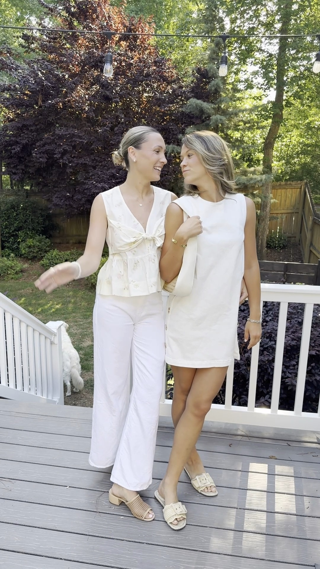style each other off date night! dinner outfit inspo, white pants, dresses, date night outfit, tuckernuck, commense, dolce vita, jean dress

#LTKSeasonal #LTKStyleTip #LTKFindsUnder100