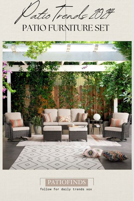 Such a beautiful patio set.  Great price too!!

#LTKSeasonal #LTKHome #LTKSaleAlert