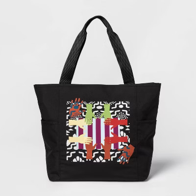 Black History Month Multi Hands Tote Handbag - Black | Target