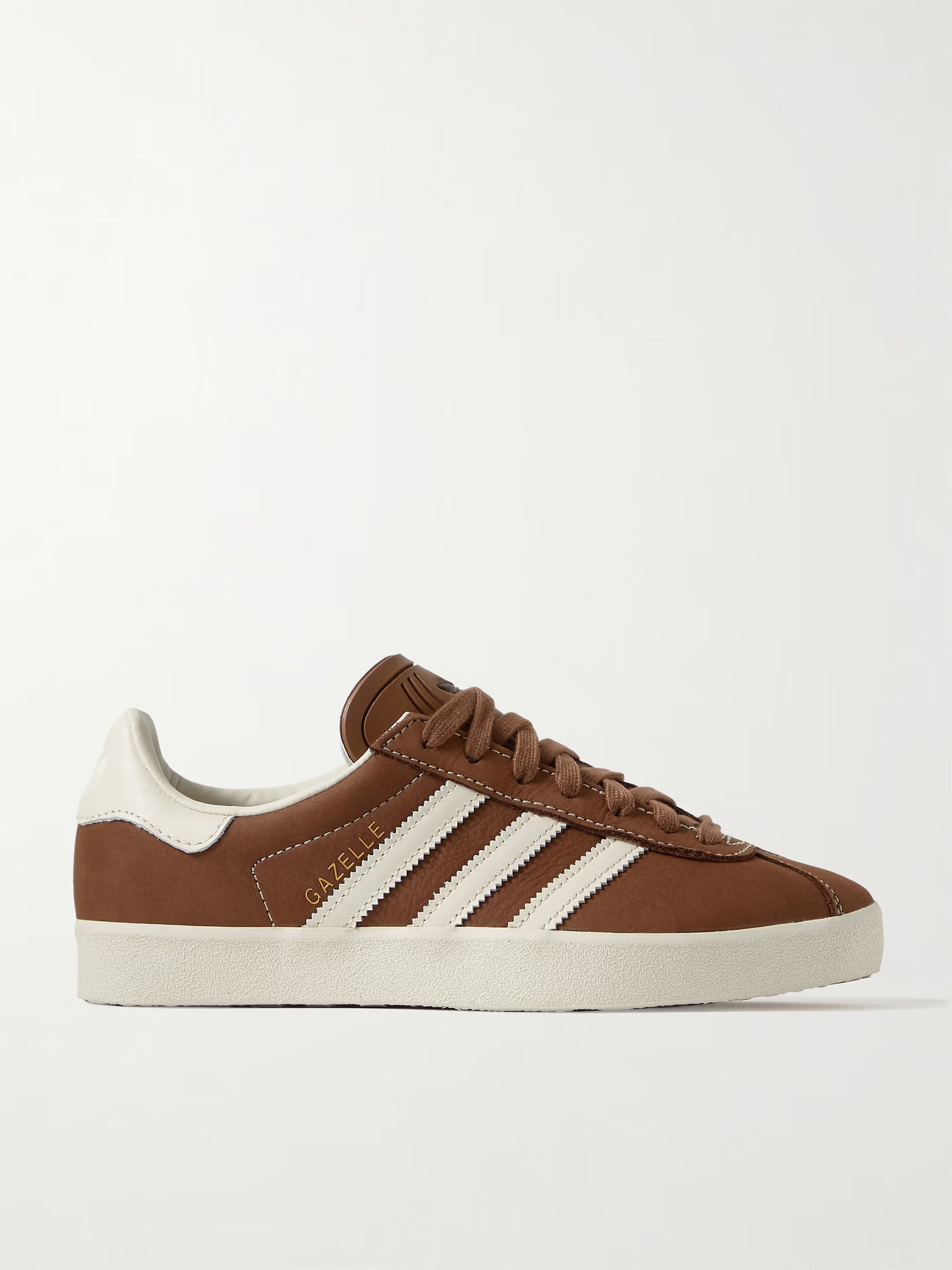 Gazelle Indoor leather-trimmed suede sneakers | NET-A-PORTER (US)
