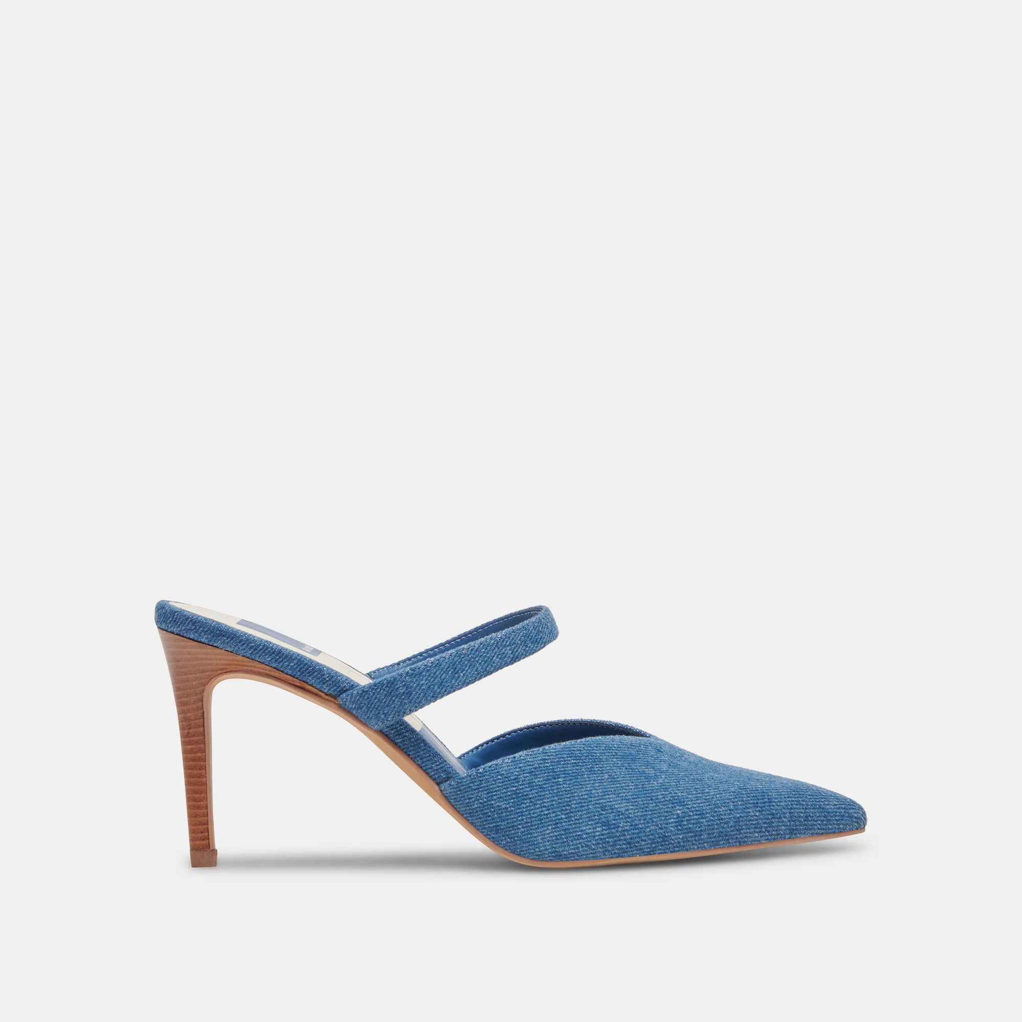KANIKA HEELS BLUE DENIM | DolceVita.com