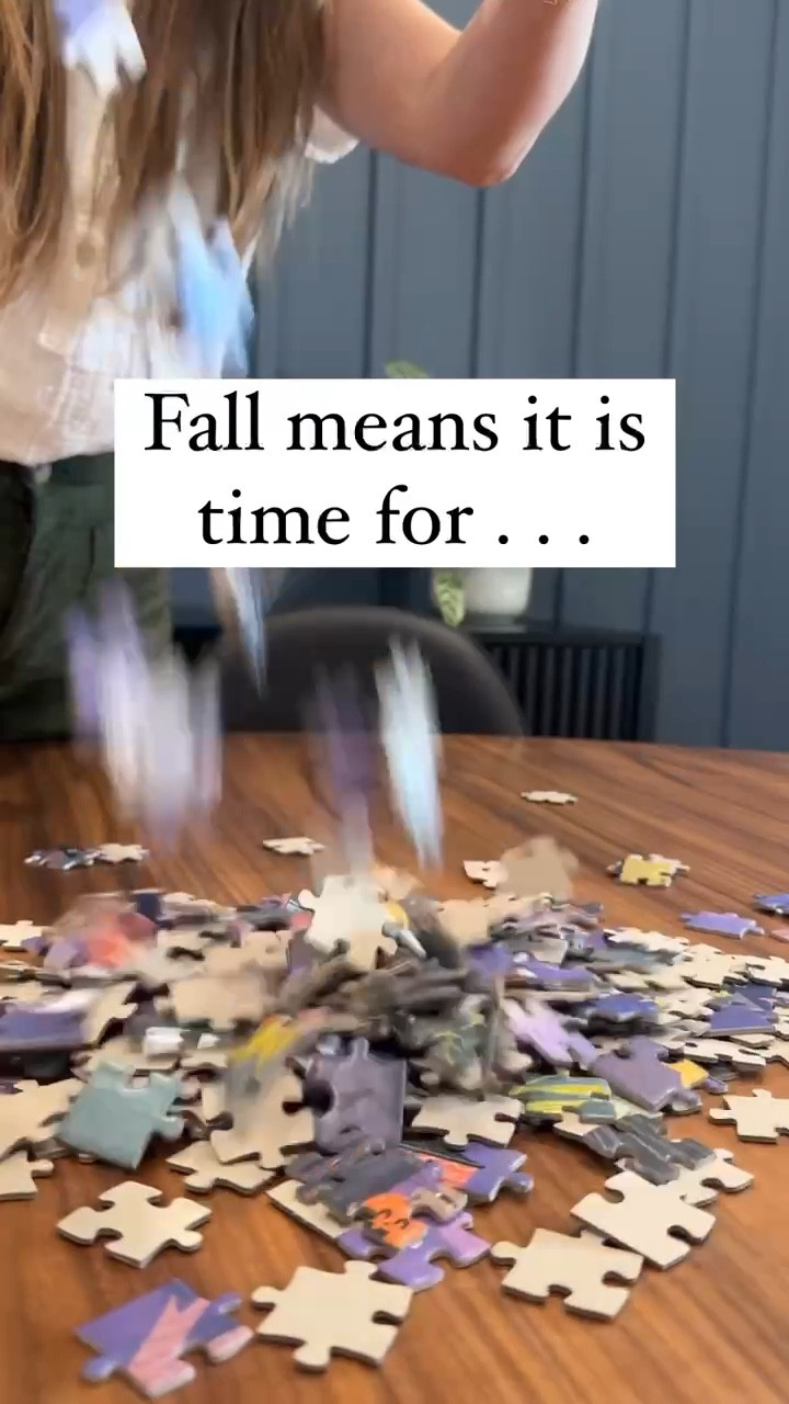 I do puzzles year round, but once the weather starts to cool down and the days get shorter, I REALLY start to crank through them. There’s just something so cozy about a cozy evening with a good audiobook and a beautiful puzzle. Here are some of my favorite fall puzzles!