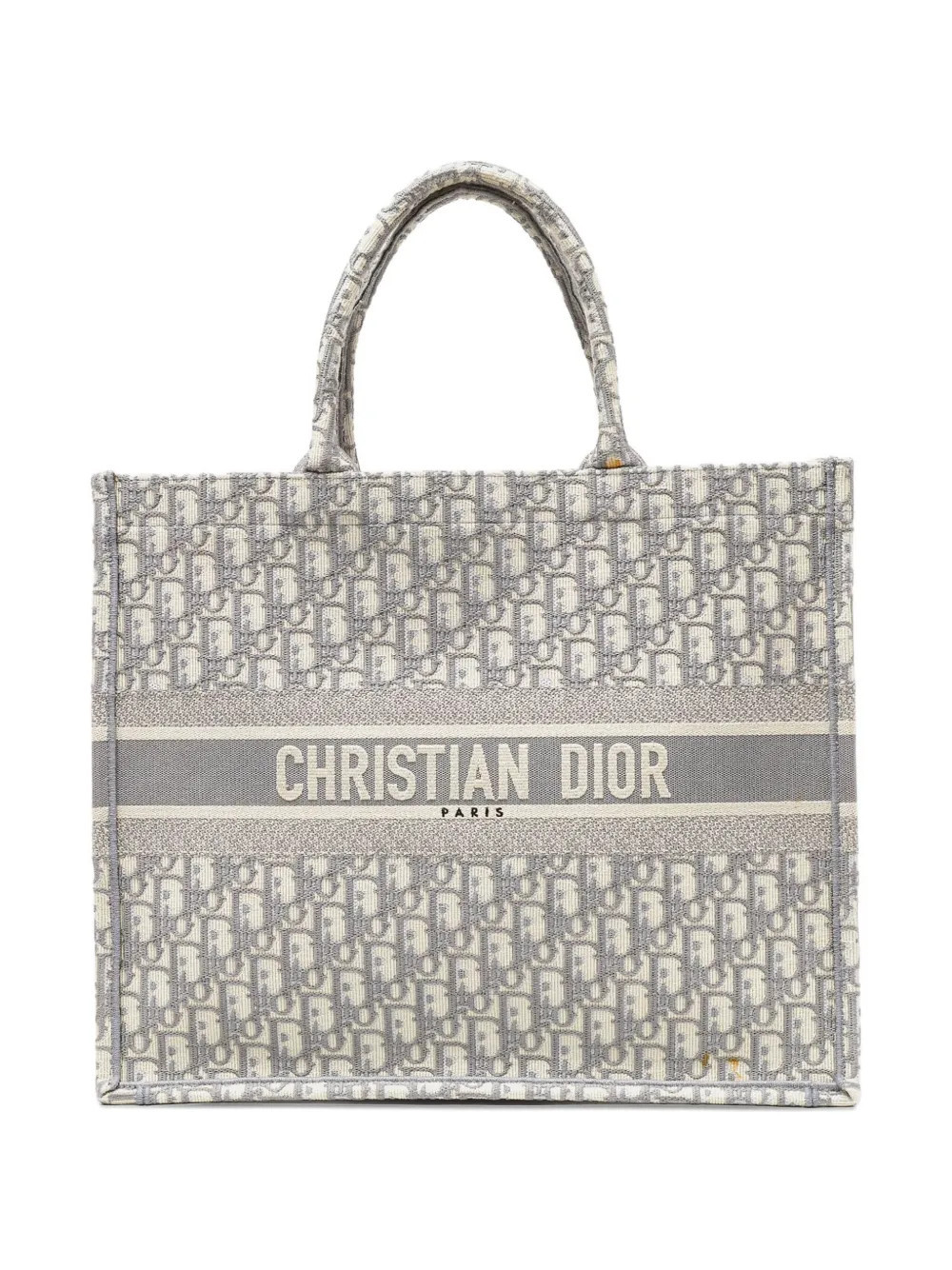Christian Dior Pre-Owned Book Oblique tote bag - Grey | Farfetch Global