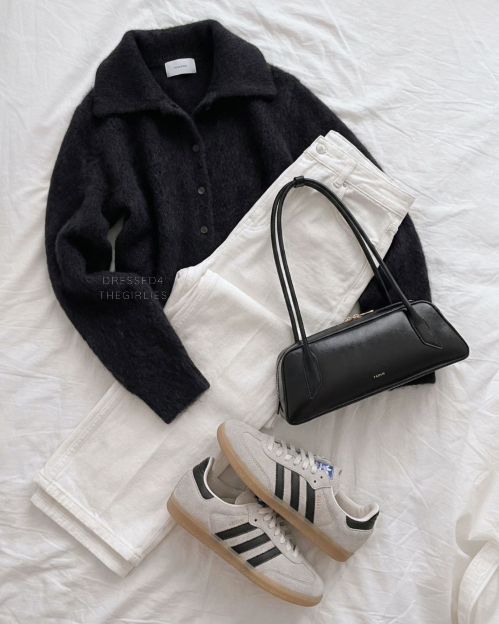 Styling grey in the winter🩶

Tags: grey mohair cardigan outfit, white jeans outfit, black shoulder bag outfit, black adidas sambas, beige adidas sambas, fall workwear, winter work outfit, casual outfit 

#LTKworkwear #LTKwinter #LTKeurope
