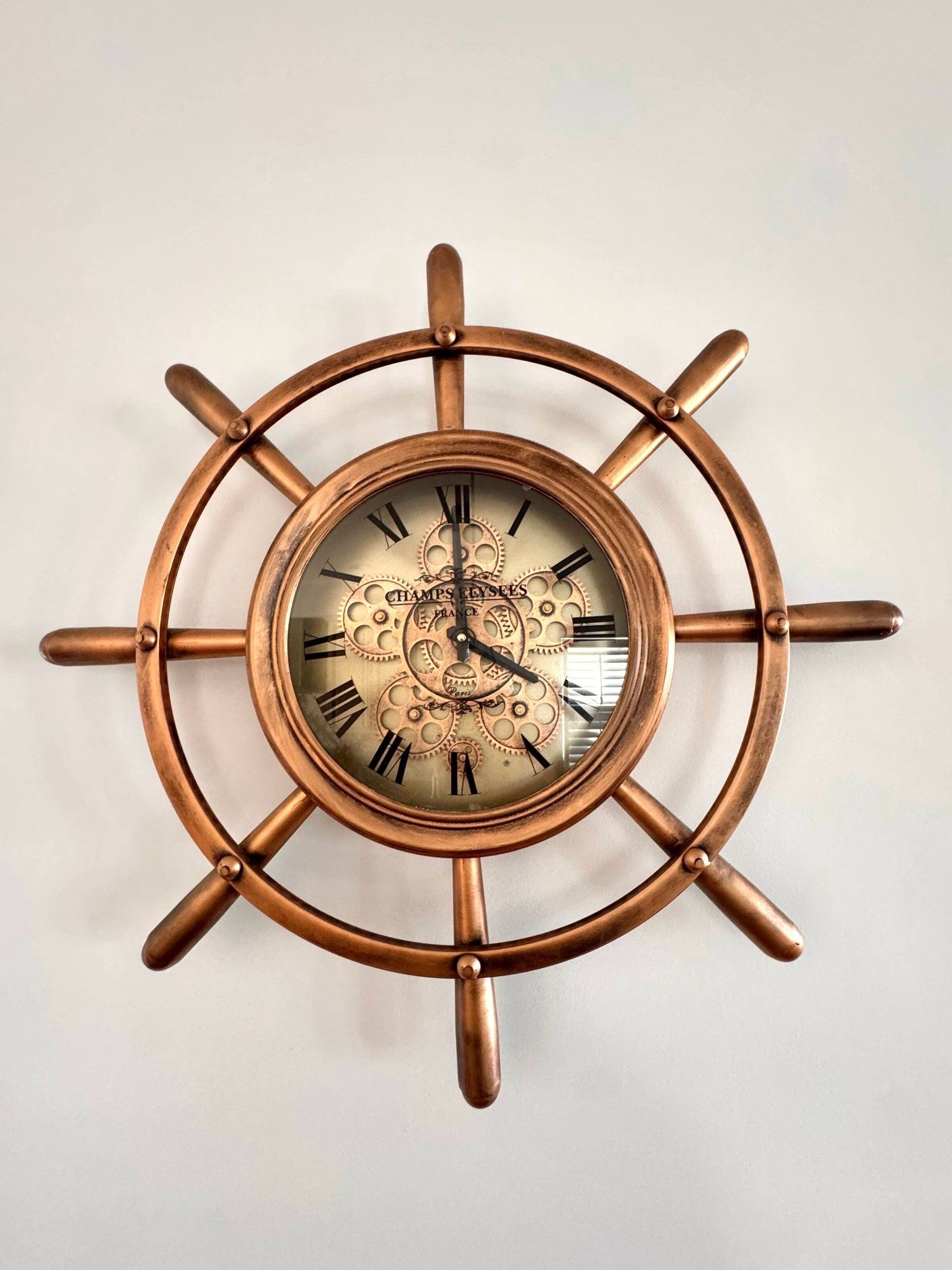 This nautical clock is just one of the many accessories we put in our N. Topsail Beach, NC rental property to create that elevated coastal vibe. ￼

#LTKHome #LTKSaleAlert #LTKOver40