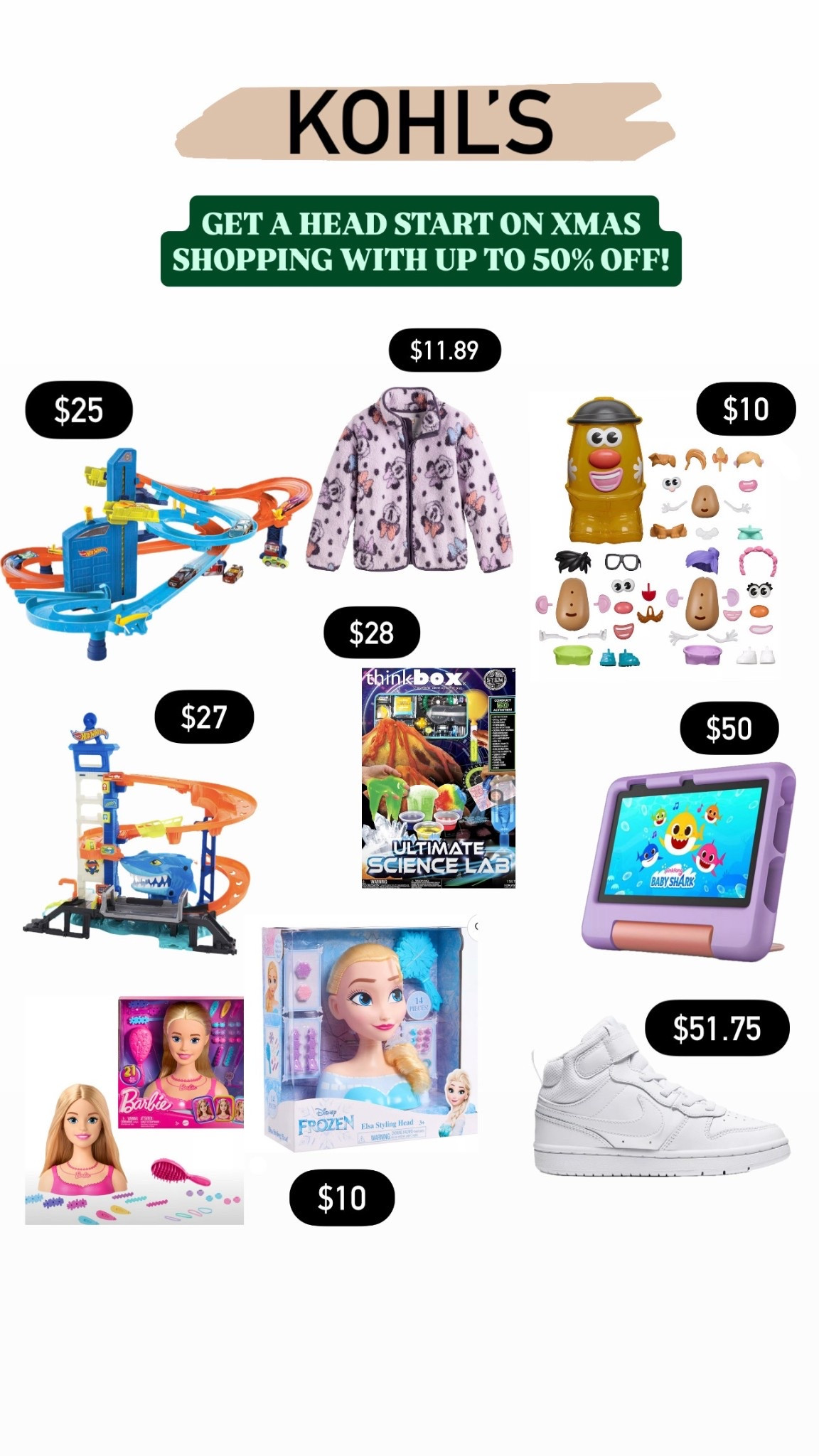 Kohl’s up to 50% off sale!
Christmas shopping 



#LTKSaleAlert #LTKGiftGuide #LTKHoliday