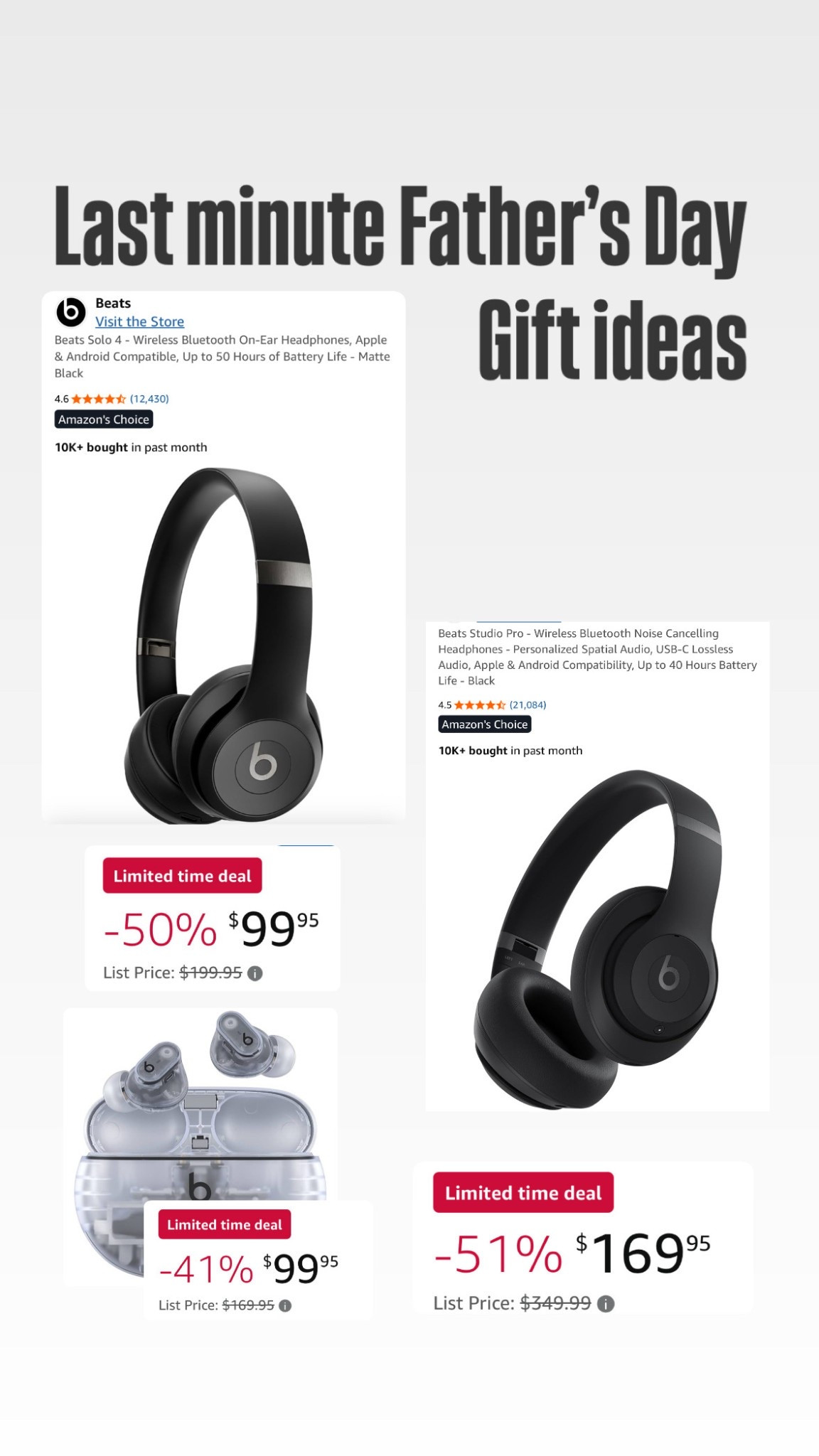 Last minute Father’s Day gift ideas! 

#LTKMens #LTKSaleAlert #LTKGiftGuide