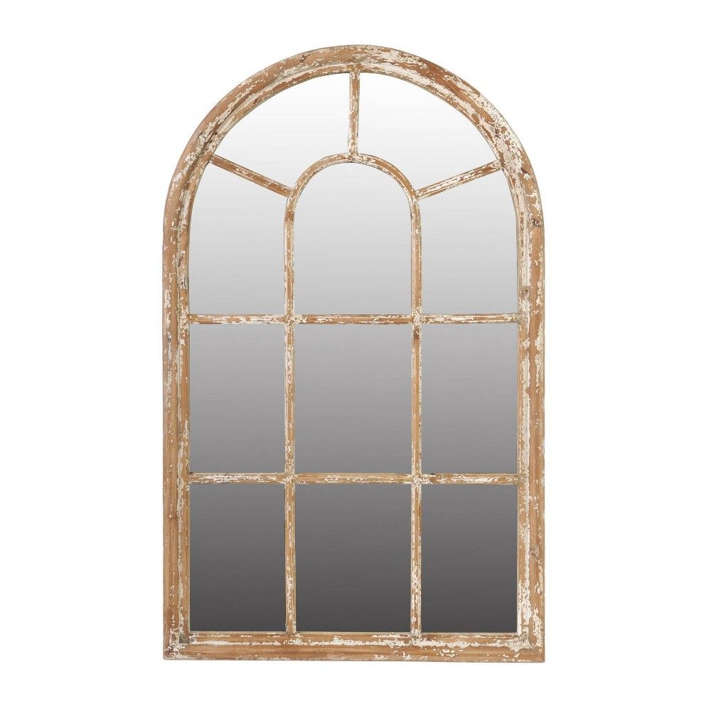 54"" Ada Arched Mirror Large White Wash Antique - A&B Home | Target