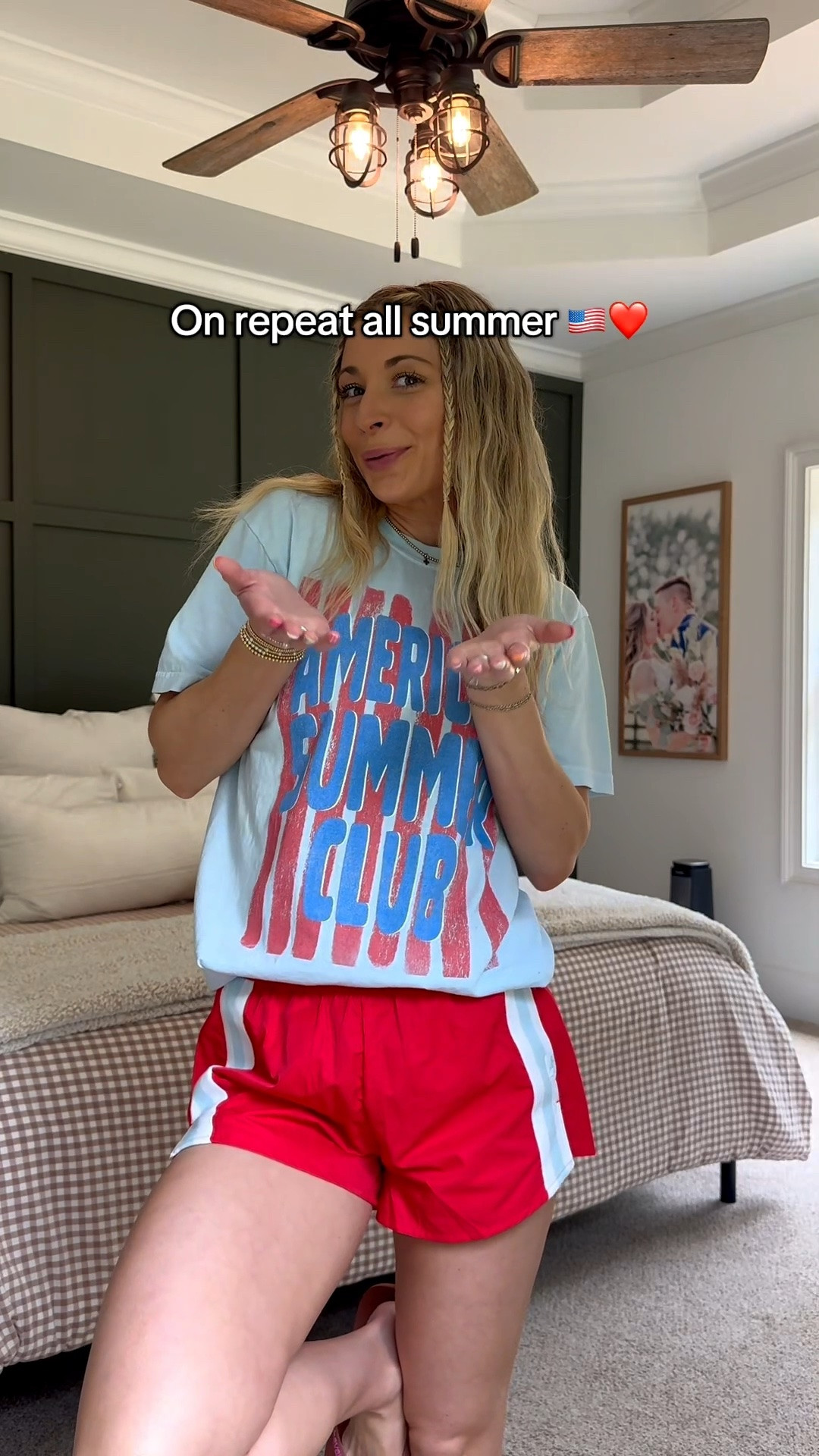 Simple, comfy, and cute = my kind of summer outfit ☀️🤍

This @Mountain Moverz graphic tee (use code CASEY to save) + the BEST @Target  shorts have been on repeat lately. They're lightweight, flattering, and perfect for everything from errands to beach days.

Tell me - are you a denim shorts girl or an athletic shorts girl?

#LTKU #LTKSeasonal #LTKootd