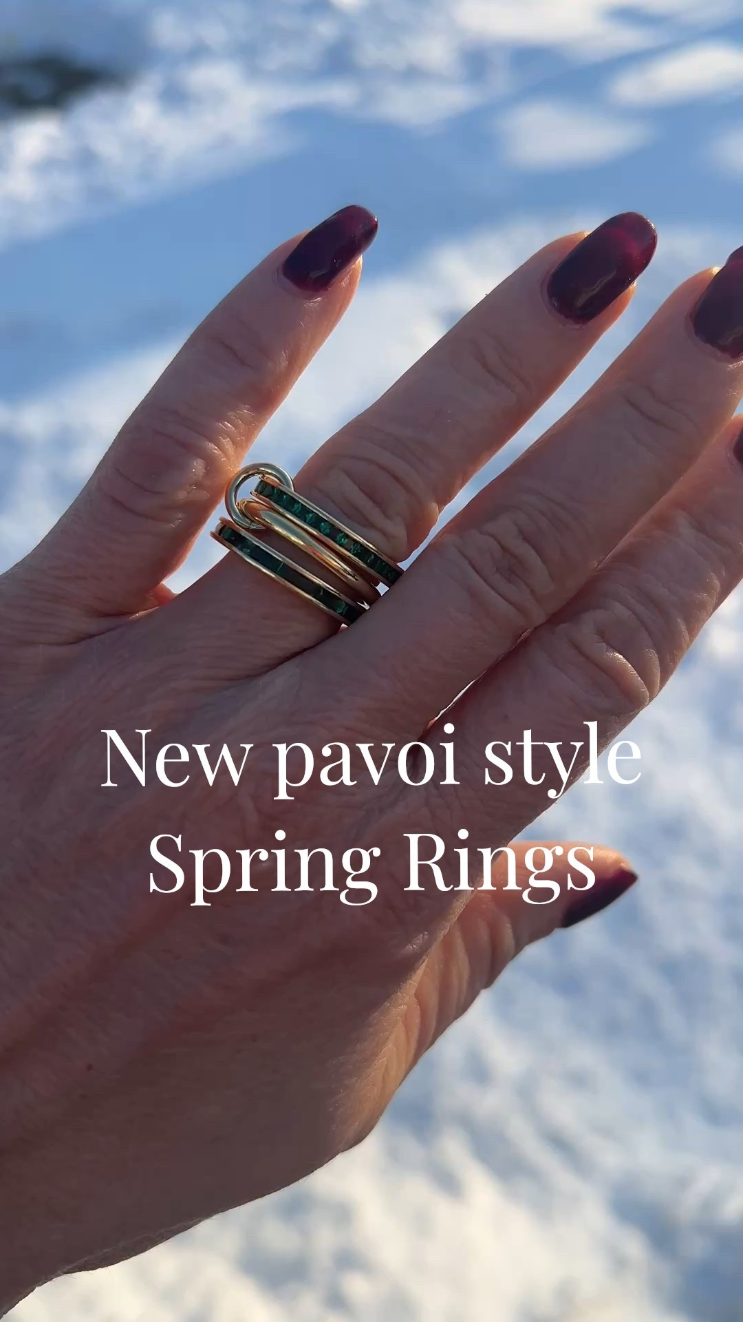 Green interlocking stackable rings for spring 2026

#LTKOver40 #LTKWorkwear #LTKmomlife