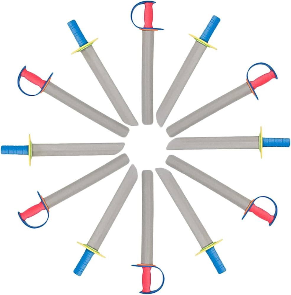 Trademark Innovations 17" Foam Prince & Pirate Sword Toys - Fake Toy Foam Sword (Pack of 12) | Amazon (US)