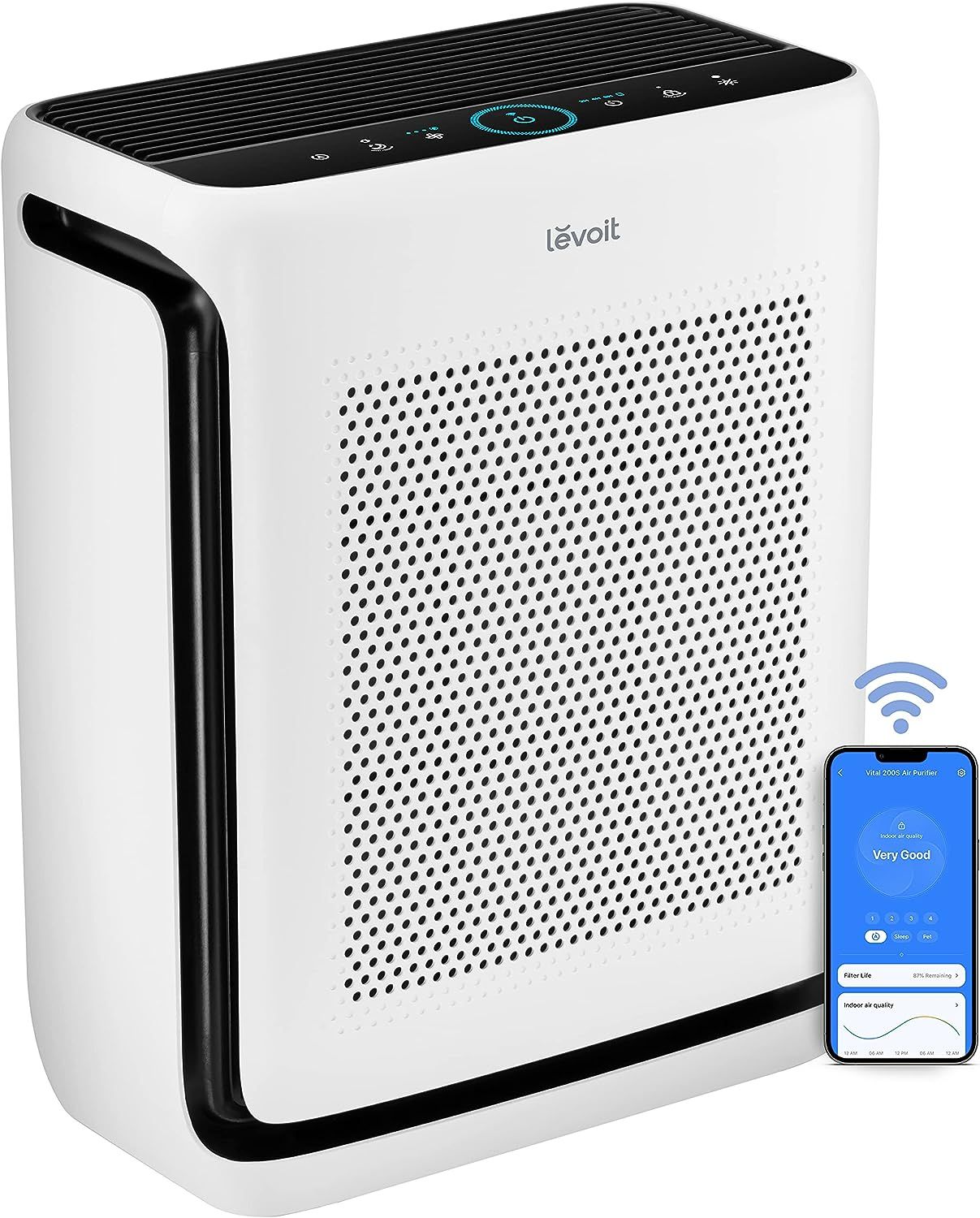 LEVOIT Air Purifiers for Home Large Room Up to 1800 Ft² in 1 Hr with Washable Filters, Air Quali... | Amazon (US)