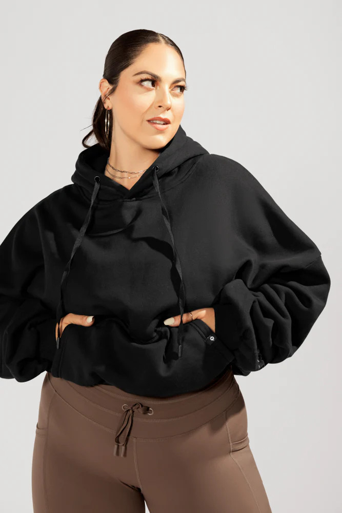 Pullover Cloud Hoodie - Black | POPFLEX