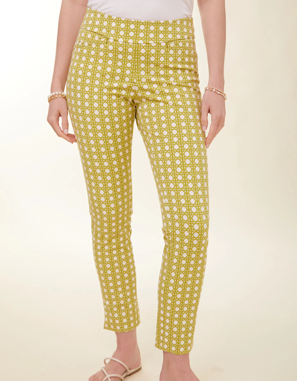 Maren Pull-On Pant Enclave Cane Moss | Spartina 449