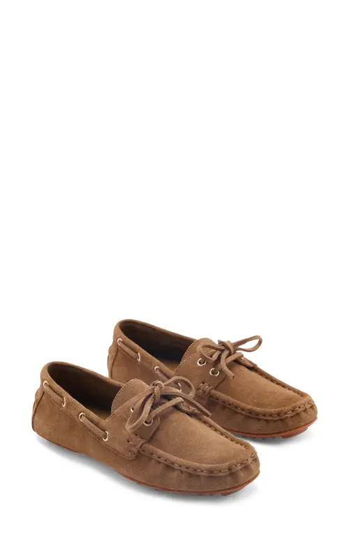 MANGO Boat Shoe in Medium Brown at Nordstrom, Size 6Us | Nordstrom
