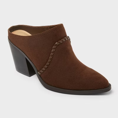 Women’s April Heels with Memory Foam Insole – Universal Thread™ Brown 10 | Target