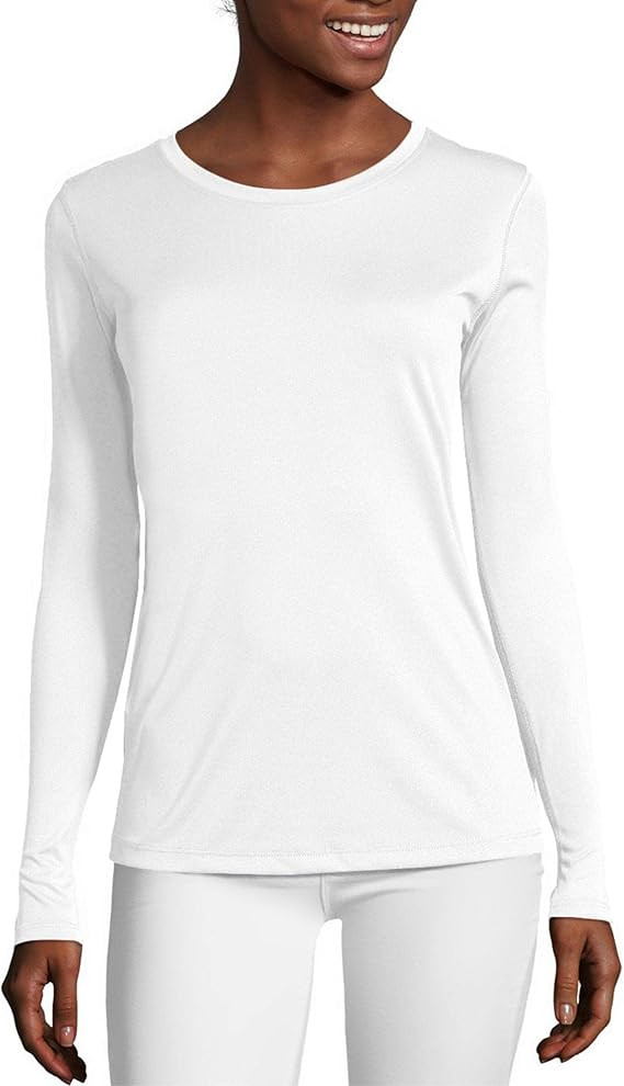 Hanes Women's Sport Cool Dri Performance Long Sleeve T-Shirt | Amazon (US)