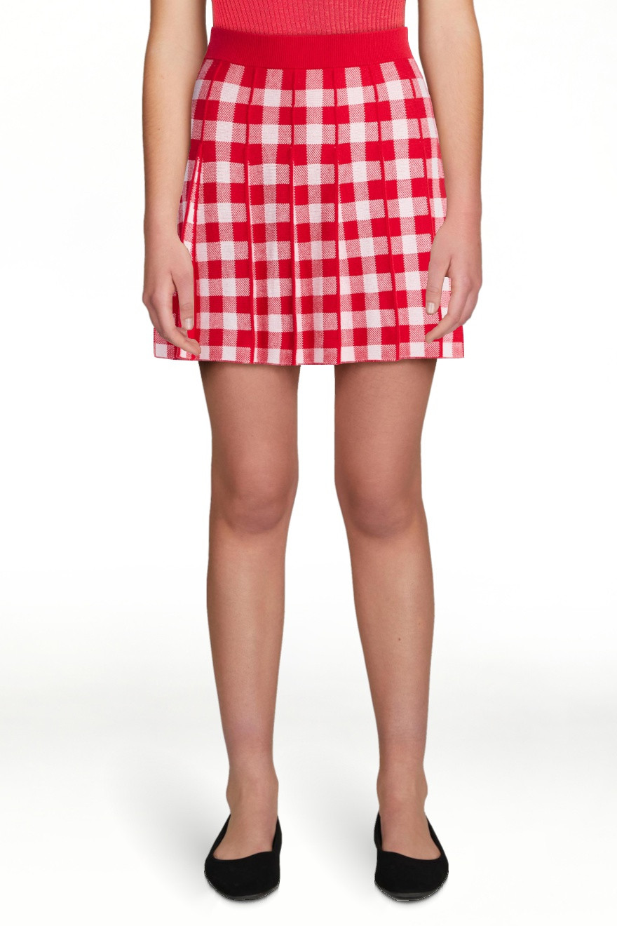 Free Assembly Women's Pleated Mini Sweater Skirt, Sizes XS-XXL | Walmart (US)