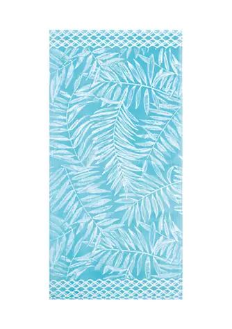 Turquoise Palm Leaf Beach Towel | Belk
