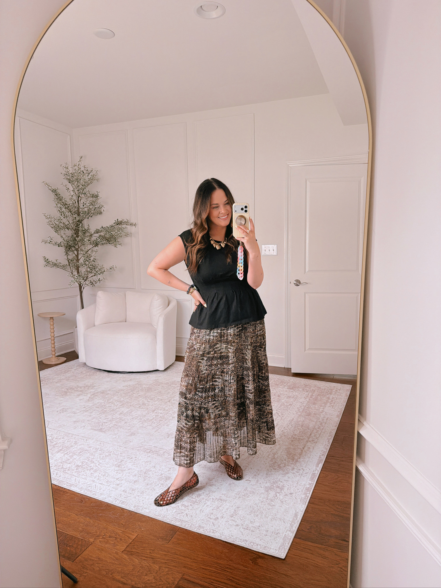 wearing a large in both pieces 

 #LTKSeasonal #LTKMidsize
