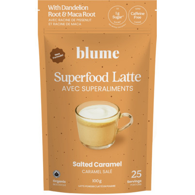 Blume Superfood Salted Caramel Latte Blend | Well.ca
