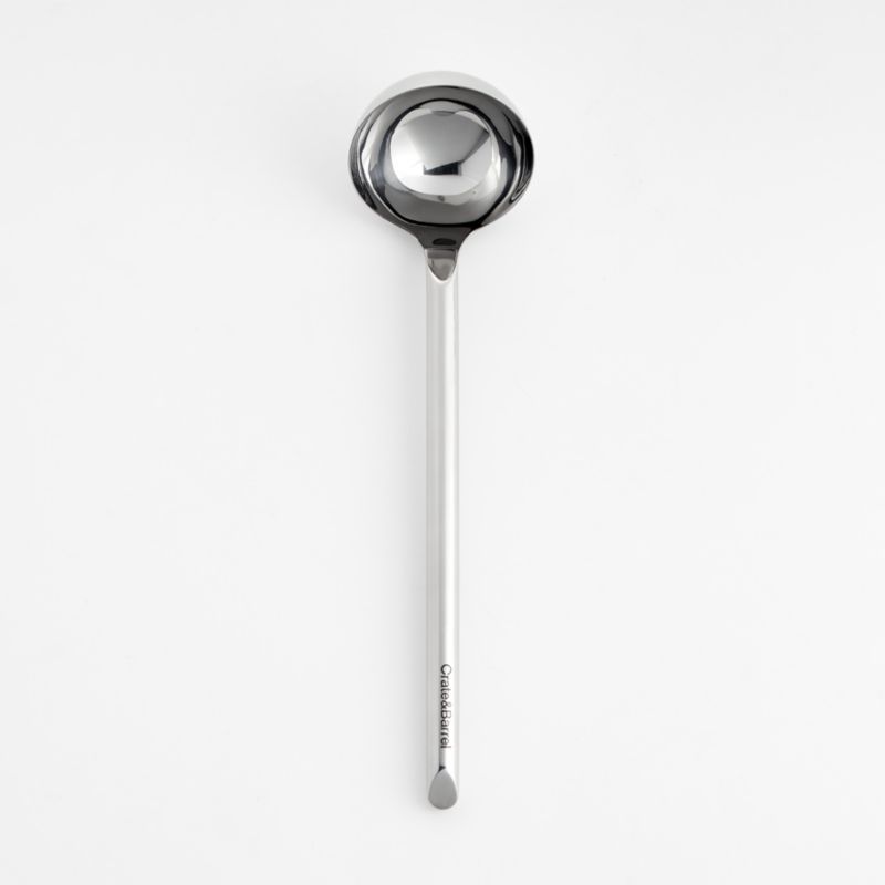 Crate & Barrel Stainless Steel Ladle + Reviews | Crate & Barrel | Crate & Barrel