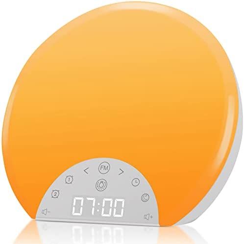 Sunrise Alarm Clock Wake Up Light for Kids, Adults, Heavy Sleepers with Dual Alarms, Snooze, Slee... | Amazon (US)