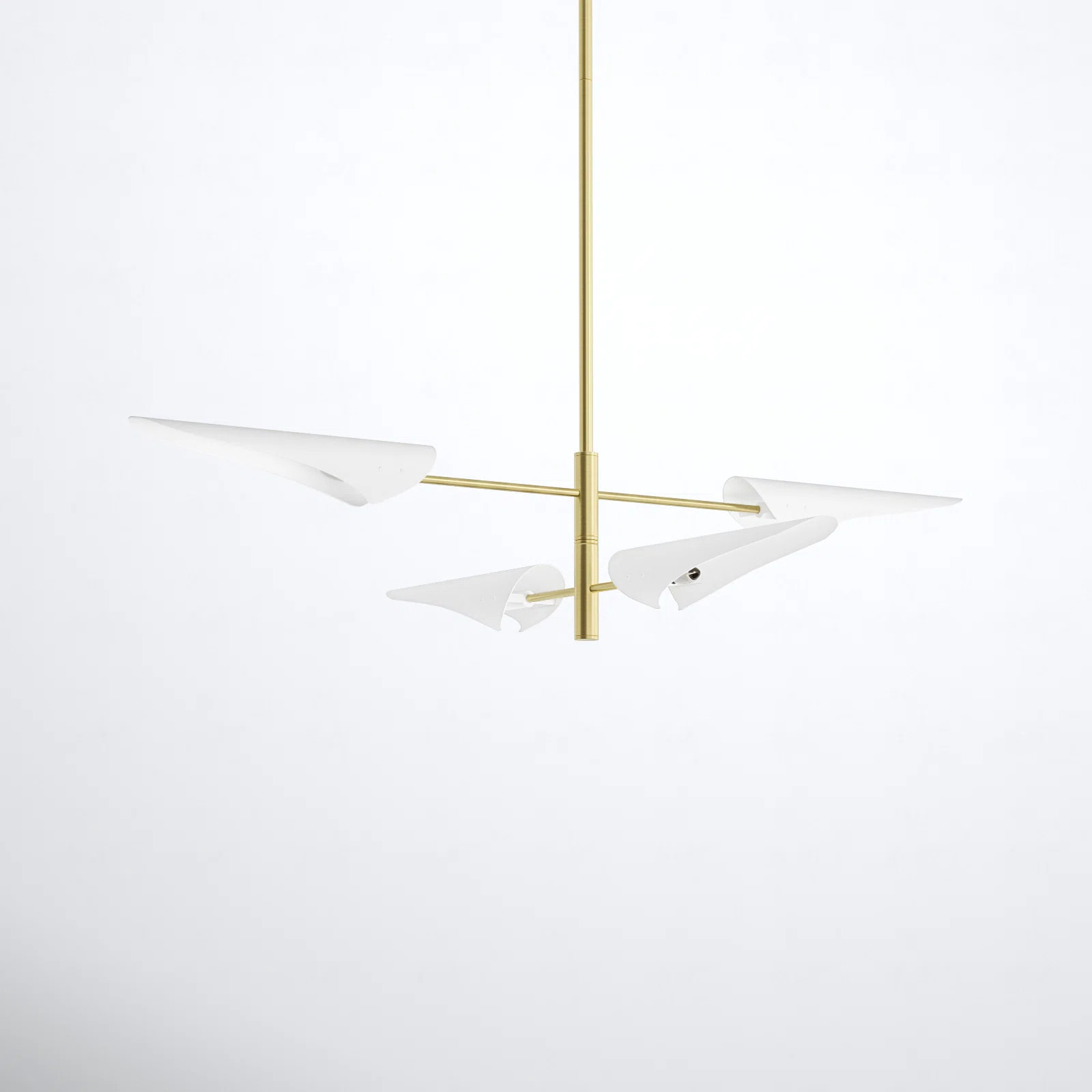 Cortina 4 Light Metal Dimmable Chandelier | Wayfair North America