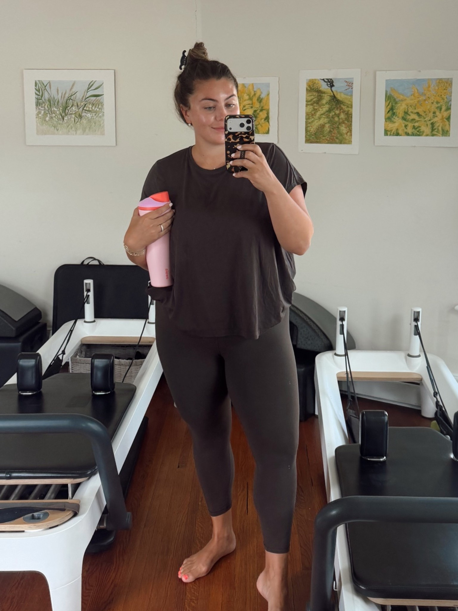 Morning Pilates outfit - wearing size 1X (could have done XL).

#LTKootd #LTKActive #LTKMidsize